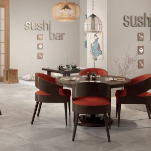 Keramische Terrastegel - Vesuvio Dark Rett. - Dark - 100x100x2 cm