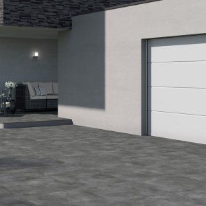 Keramische Terrastegel - Vesuvio Dark Rett. - Dark - 100x100x2 cm