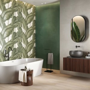 Volkeramische Wandtegels - Fondo Dec. Multicolore - Multicolore - 60x120 cm