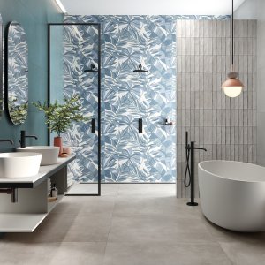 Volkeramische Wandtegels - Fondo Dec. Multicolore - Multicolore - 60x120 cm