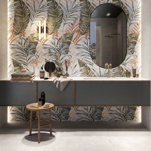 Volkeramische Wandtegels - Fondo Dec. Multicolore - Multicolore - 60x120 cm