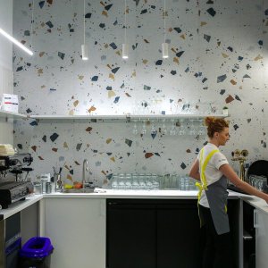 XXL Tegels - PDP Graniglia Nacar - Nacar - 80x80 cm